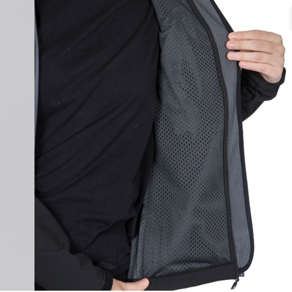 LADIES Trespass Bela II TP75 Soft Shell 8000 mm Waterproof Jacket Black Sz M - Picture 6 of 16